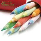 -Made with layers of colored paper -Feathres a colorful lead that matches the body of the pencil -So...